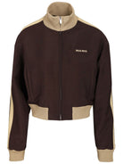 Miu Miu Blouson In Kid Mohair - Brown