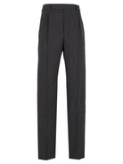 Saint Laurent Tapered Trousers - Grey