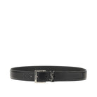 Saint Laurent Leather belt with Cassandre logo