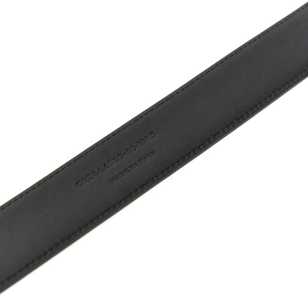 Saint Laurent Leather belt with Cassandre logo