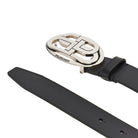 Balenciaga 'Oval BB' leather belt