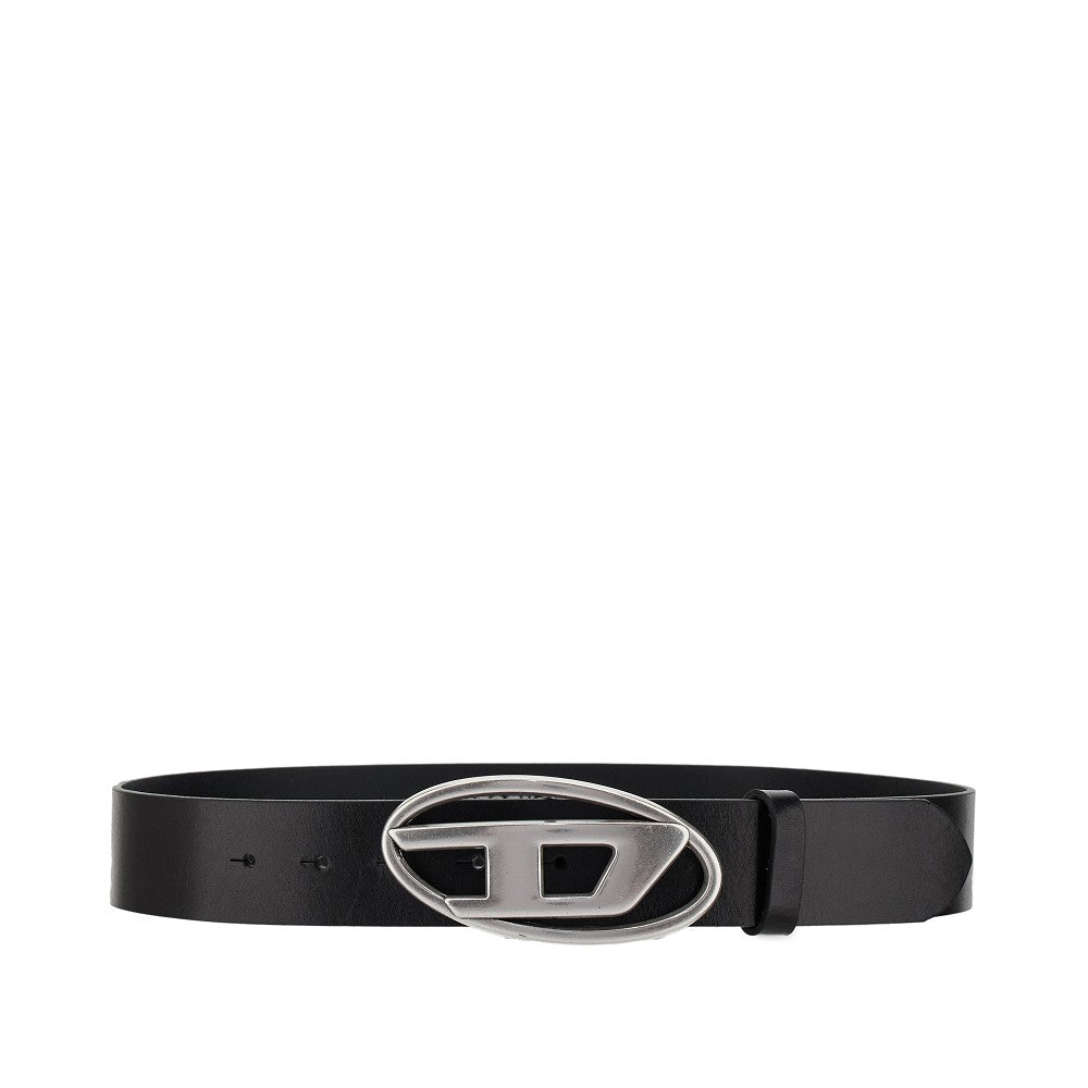 Diesel 'Oval D' leather belt