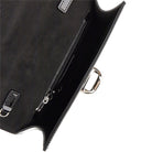 Emporio Armani Patent leather clutch with chain