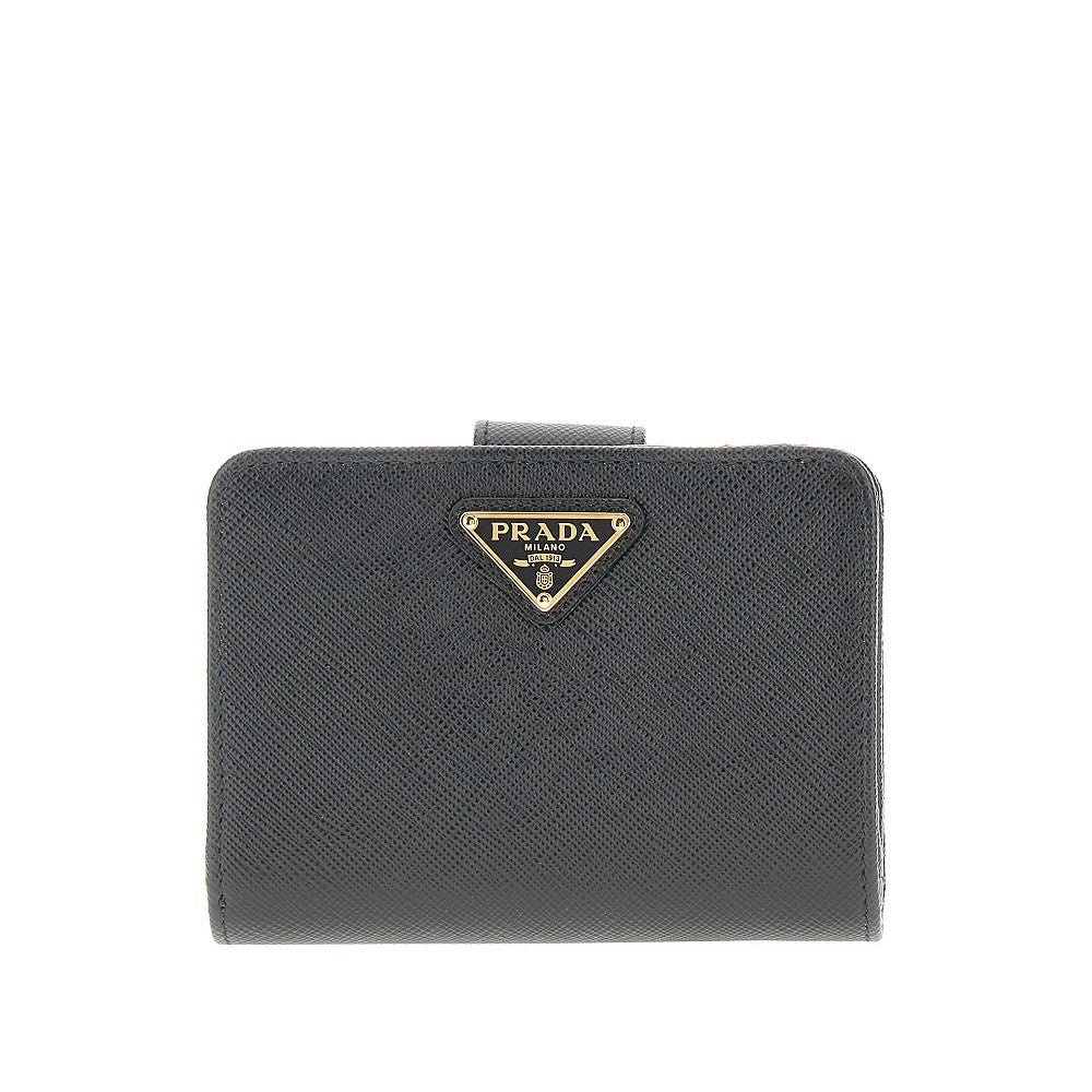 Prada Saffiano leather small wallet with zip