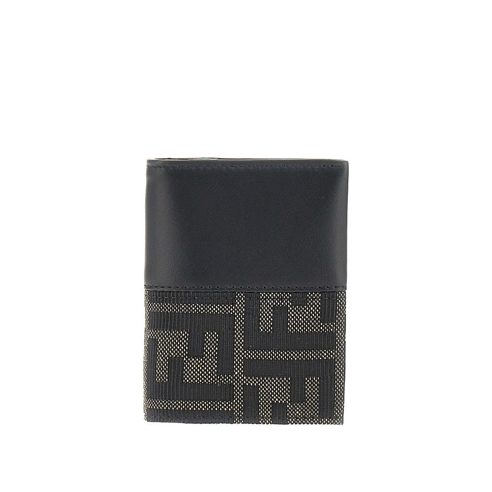 Fendi FF jacquard bi-fold card holder