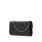 Roger Vivier 'Efflorescence' satin pouch with rhinestones