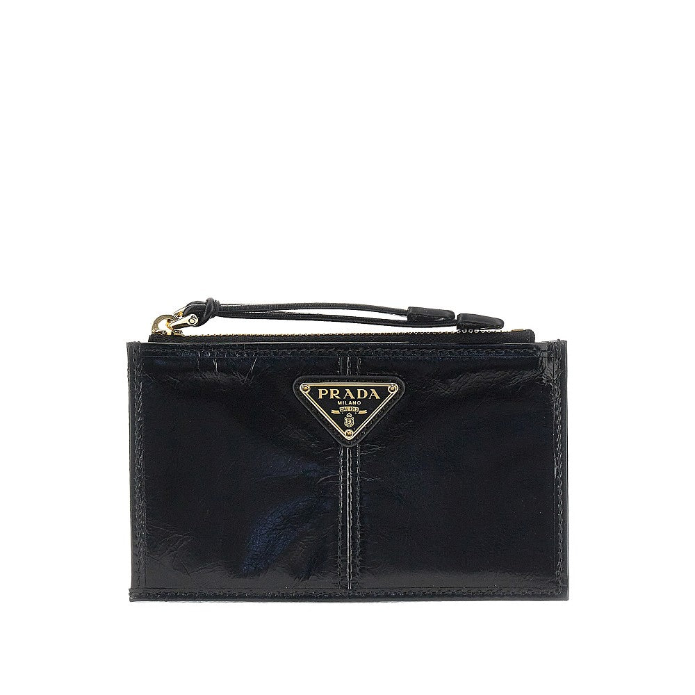 Prada Soft Lux leather cardholder pouch