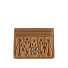 Miu Miu Matelassé nappa leather cardholder