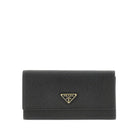 Prada Saffiano leather clutch with triangle logo