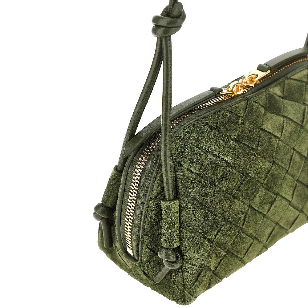 Bottega Veneta Intrecciato suede leather 'Concert' bag
