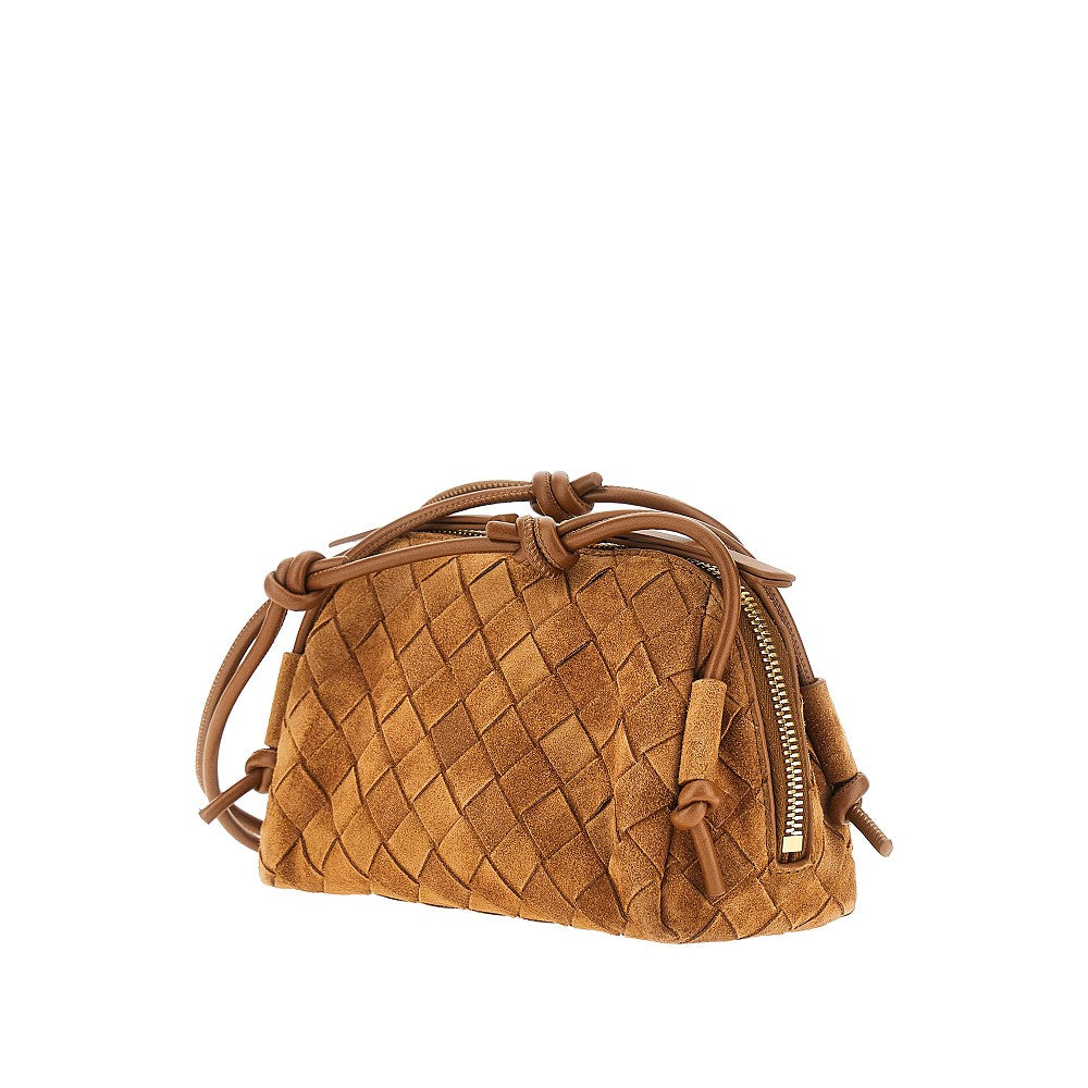 Bottega Veneta Intrecciato suede leather 'Concert' bag
