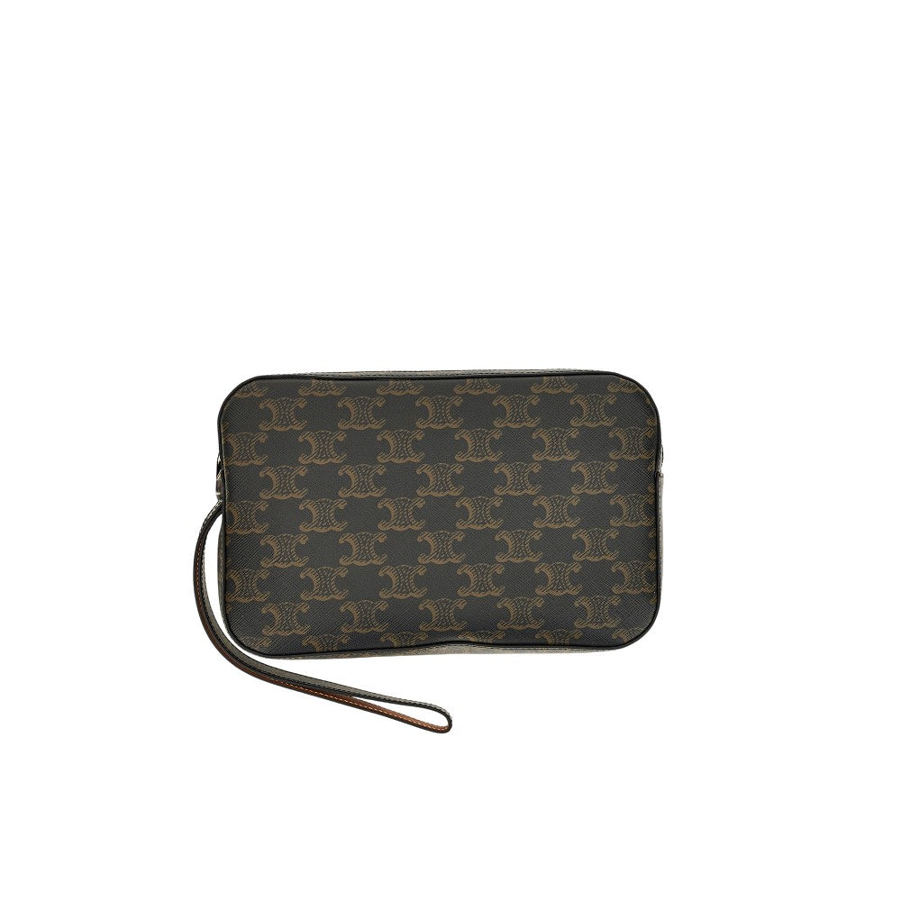 Celine Triomphe canvas pouch