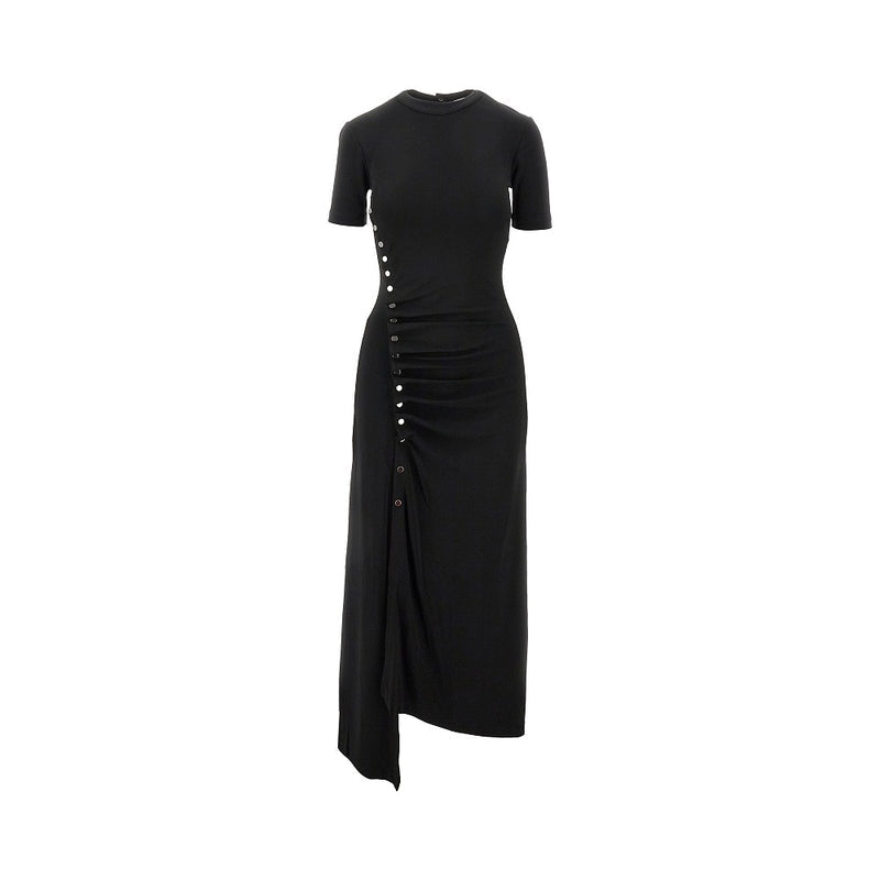 Rabanne gathered jersey dress