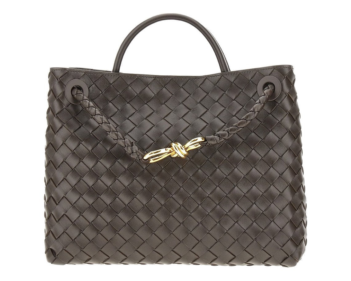 Bottega Veneta Andiamo intrecciato leather bag